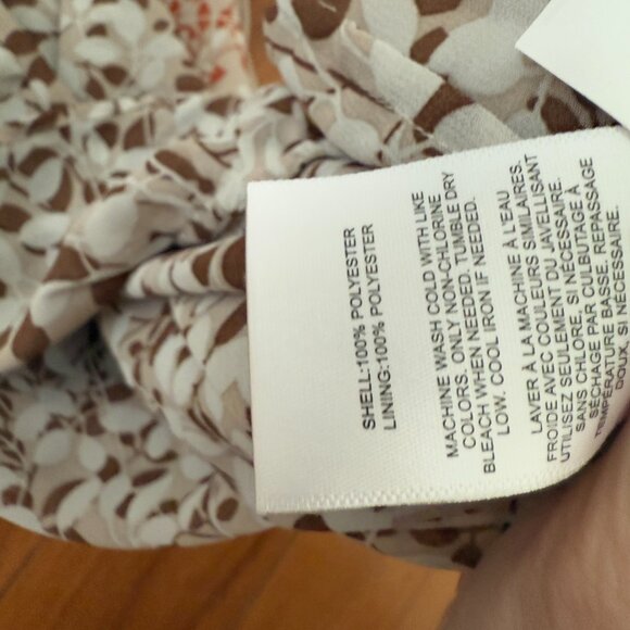 Women Express  Boho Maxi Cottage Prairie Hippie Western Dress in Beige Sz Small - Picture 8 of 8